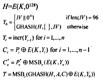 GHASH函数在网络加密算法GCM的应用