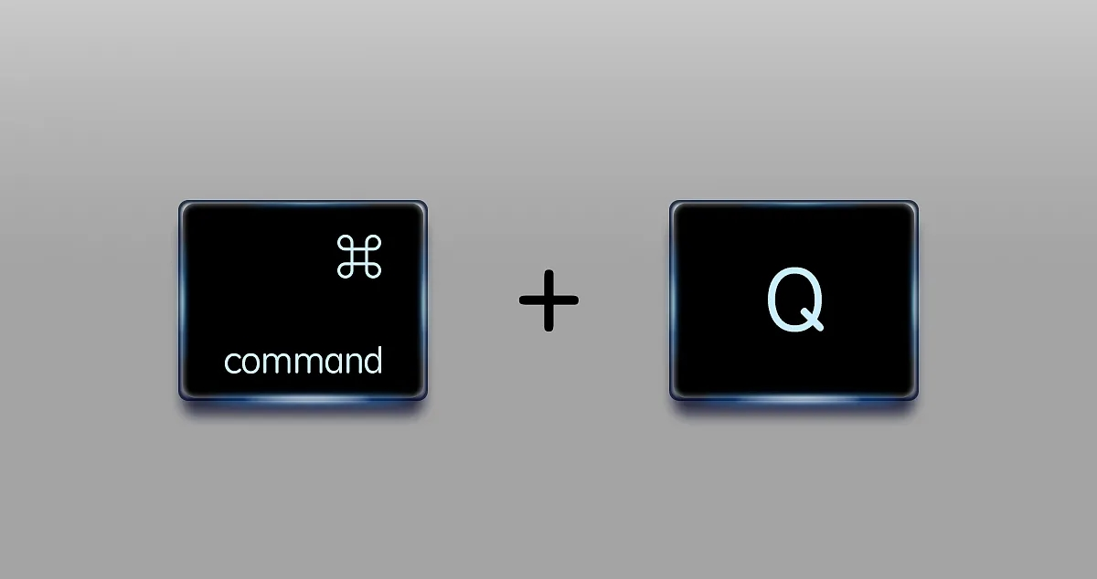 Command + Q
